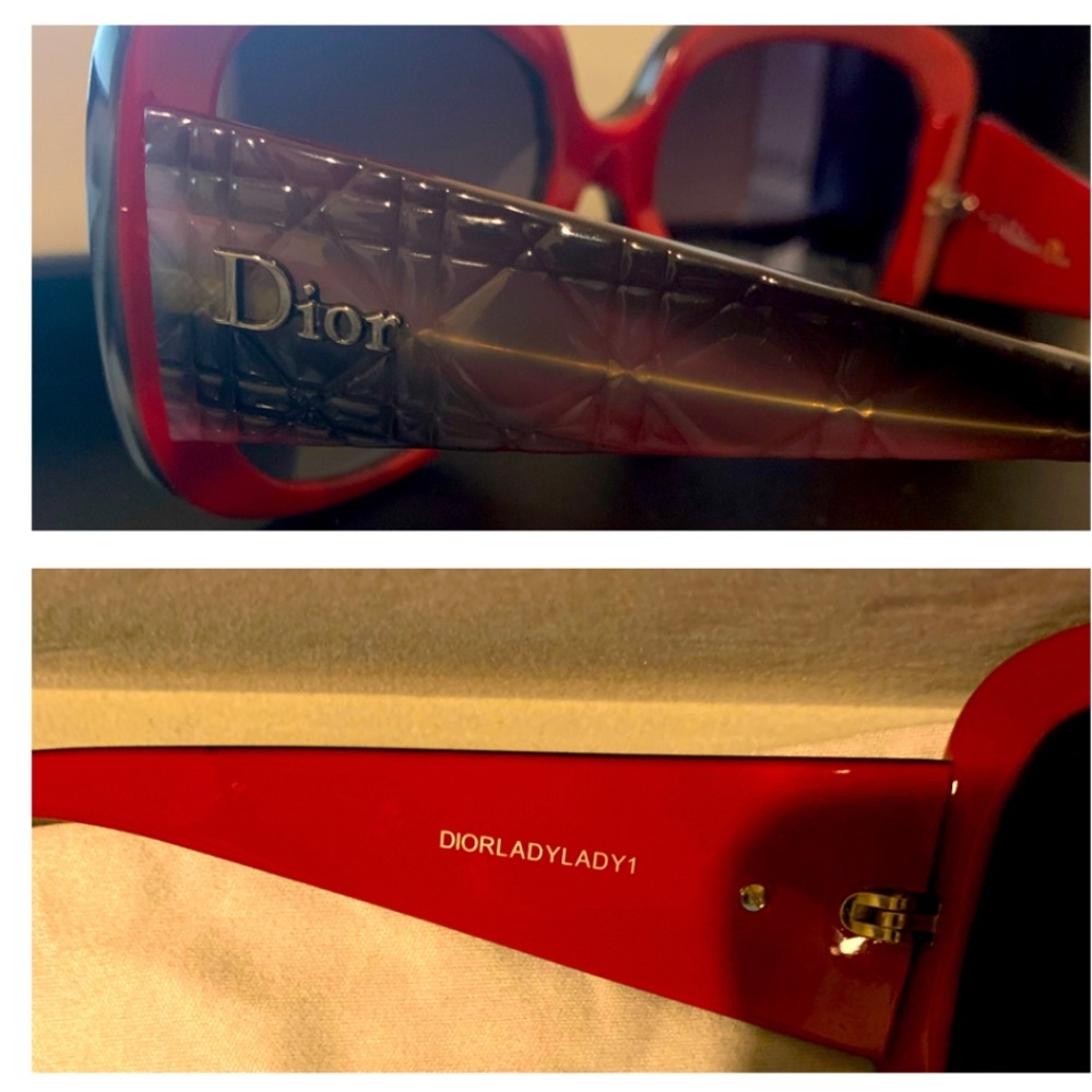 Authentic  Dior Lady Lady Sunglasses